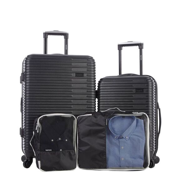 Kensie 4pc Hillsboro Rolling Hardside Luggage Set - Picture 1 of 6